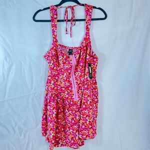 Wild Fable Floral Pink Jumpsuit